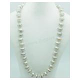 Sterling Silver, Fresh Water Pearl Necklace