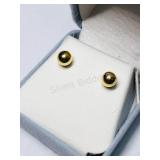 Sterling Silver Gold Plated Earrings