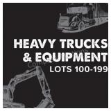 Heavy Equipment & Large Trucks - Lots 100-199