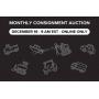 December Monthly Consignment Auction