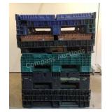 (5) Collapsible Crates