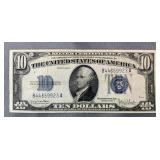 1934 US $10 Silver Certificate