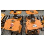 (4) Harrington 10 Ton Beam Trollies