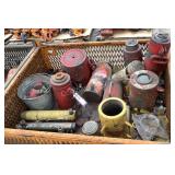 Basket of Hydraulic Rams and Parts