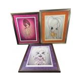 3pc Anarkitty LE Giclees