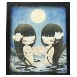 Yishu Wang LE Lithograph "Moon Light"