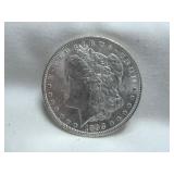 1898 - O US Morgan Silver Dollar AU in Airtight