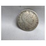 1911 US Barber Silver Half Dollar