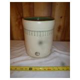 Nature Wood 10" Glazed Stone Ware Crock