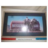 Chevrolet Barn Wood Frame Western Poster Print