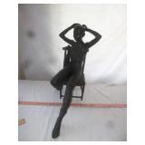 Victor Villarreal Studio Bronze Dancer Sculpture