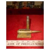 Trench Art - Brass 50 Cal Desk Set