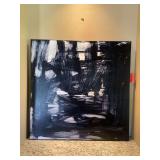 Black & White Hand Painted Canvas by Jebie 