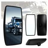 Main Mirror for International 4300 Accessories, Door Mirror Rear View Main Side Mirror for International 4300 4100 4200 4400 7400 7600 8500 8600 Durastar Workstar Transtar Prostar Lonestar