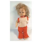 Vintage 1971 Mattel doll Mexico 18ï¿½ walking doll