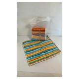 Rainbow towels 3 pieces