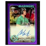 2024 Topps Chrome Cade Marlowe 5/250 Purple