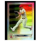 2022 Topps Mike Trout Rainbow Foil #27