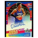 2020-21 Panini Donruss Daniel Oturu Signature