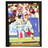 1995 Classic Pro-Line Cornelius Bennett Autograph