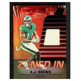 2022 Panini Zenith A.J.Brown Zoned In Relic