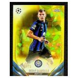 2024 Topps UCC Chrome Nicolo Barella 29/75 Yellow