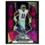 2022 Panini Mosaic Micah Parsons Purple Disco