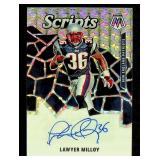 2020 Panini Mosaic Scripts Prizm Lawyer Milloy