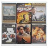 Lot of 6 Assorted Drama Movie DVDs