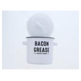 "Bacon Grease" Vintage Storage Metal Container w