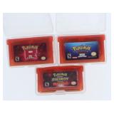 Set of 3 GameBoy Advance Hacked Fan Games Pokemon