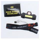 High Power Headlamp Built in rechargeable Battery