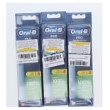 Oral-B Pro Cross Action Brush Heads 8 pack x3