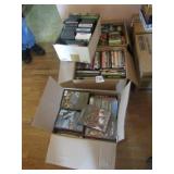 4- BOXES OF DVD & VHS MOVIES