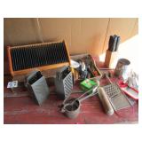 KITCHEN ITEMS, CHEESE GRATERS, KNIFE SETS, UNTENSL