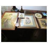 4- VITORIAN LADY  PICTURES, LION COFFEE ADV PIECE