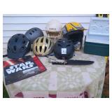 STAR WARS BOOK, COOLER, KNIFE,BICYCLE HELMENTS,