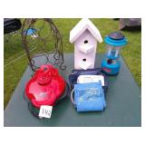 BIRD HOUSE, WINE RACK ,MORE