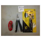 STANLEY 10 IN 1 AXE TOOL; REMINGTON MULTI TOOL;