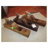 3 EARLY WOOD PLANES