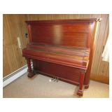 SMITH & BARNES PIANO CO CHICAGO ILL CHERRY ANTIQUE