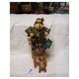 KWO HUNTER WOODEN FIGURINE 10"