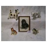 DOG PICTURE ; DOG FIGURINES