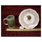 1908 W H DISNEY & CO TERRY SD; MCCOY MUG;PLATE