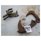 LOGGING LOG DOG HOOKS; BOAT ORR YOKES