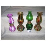 4- MINIATURE OIL LAMPS