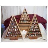 3- HALLMARK SHADOW BOX MEMORY TREES W/