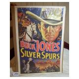 BUCK JONES SILVER SPURS POSTER 193/4 X29