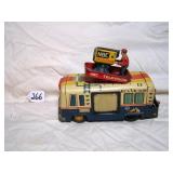 VINTAGE NBC TELEVISION TIN CAMERA TRUCK TOY