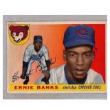 1955 Topps Ernie Banks Crease Free Centered